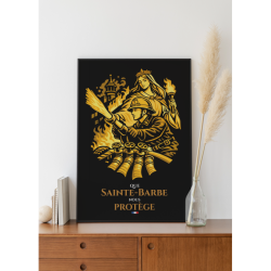 Affiche Que Sainte-Barbe nous protège - Janvier 2026