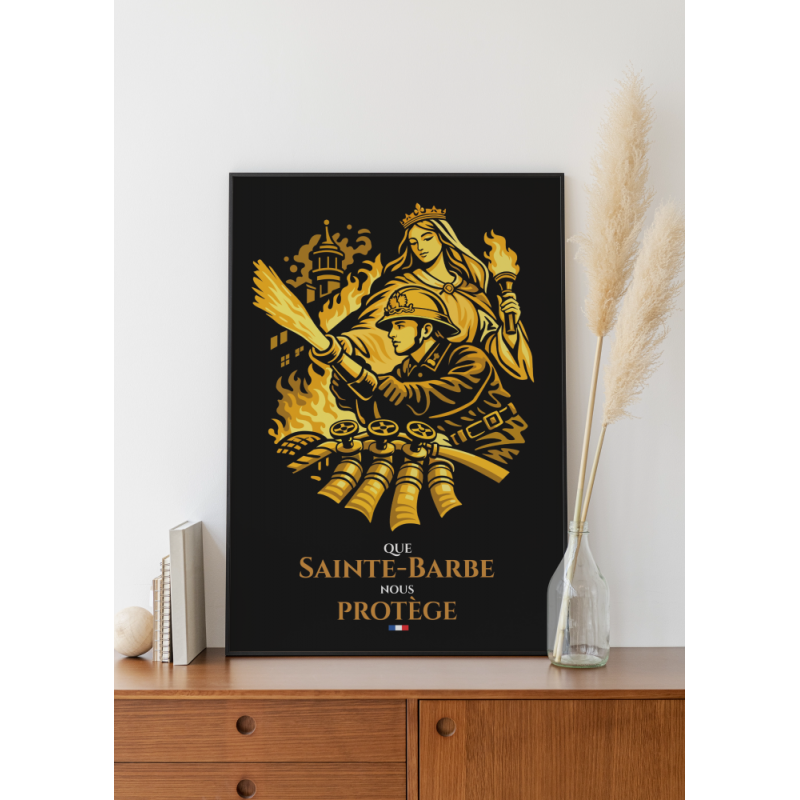 Affiche Que Sainte-Barbe nous protège - Janvier 2026