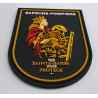 Ecusson PVC exclusif - Série limitée n°8 "Que Sainte-Barbe nous protège"